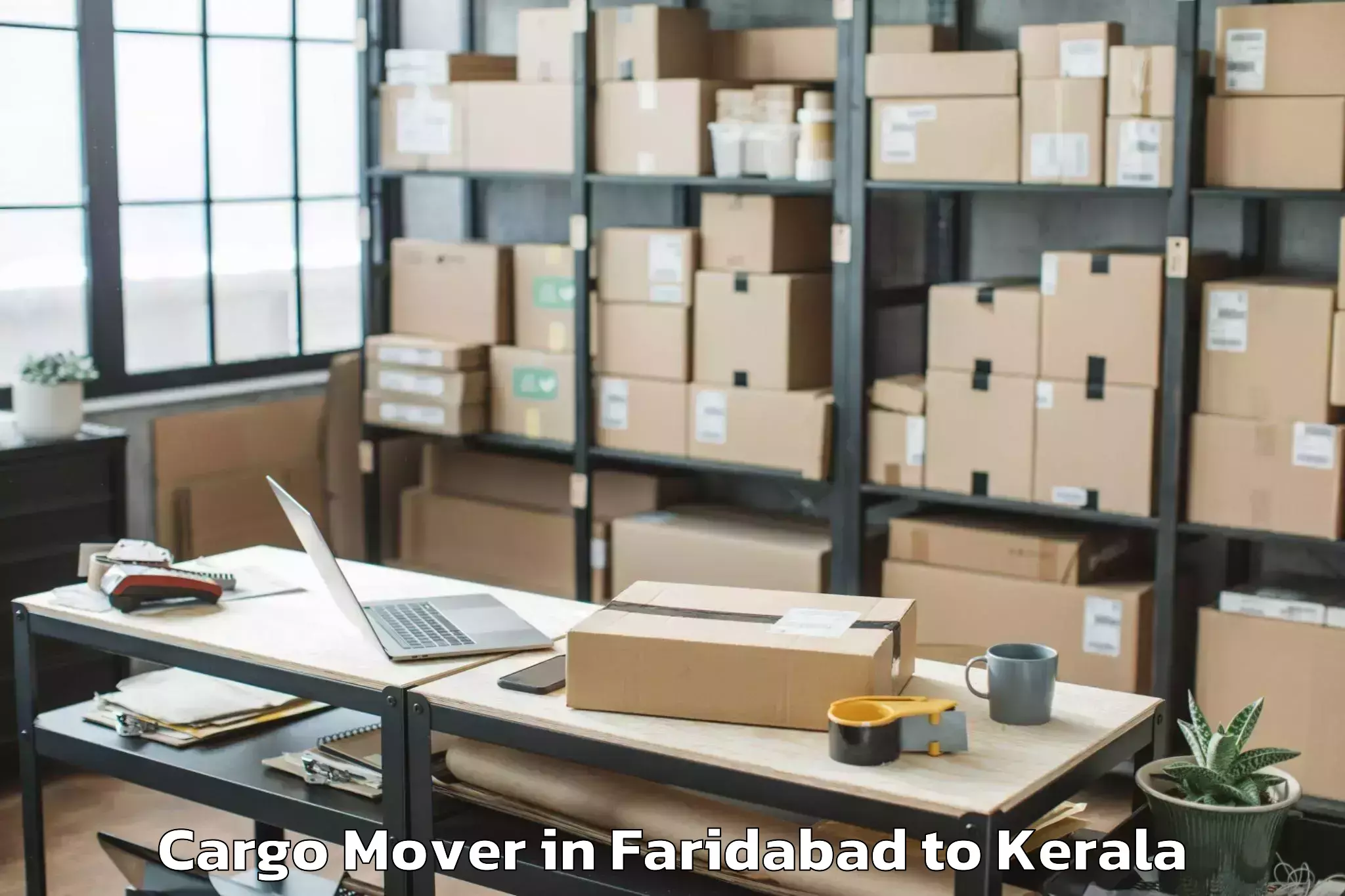 Book Faridabad to Cochin Cargo Mover Online